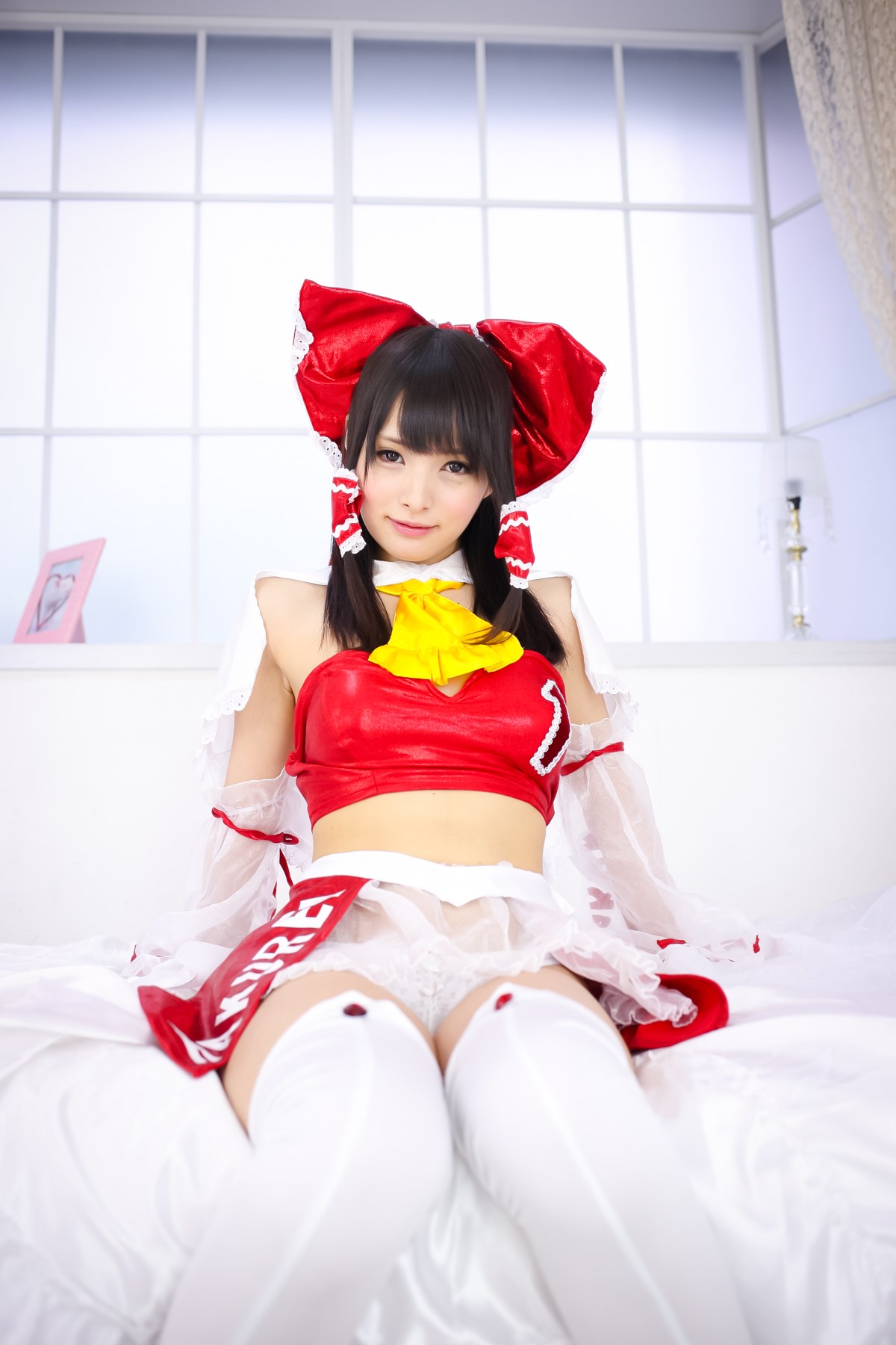 The slovenly Reimu ero Cosplay by mihono sakou(5)