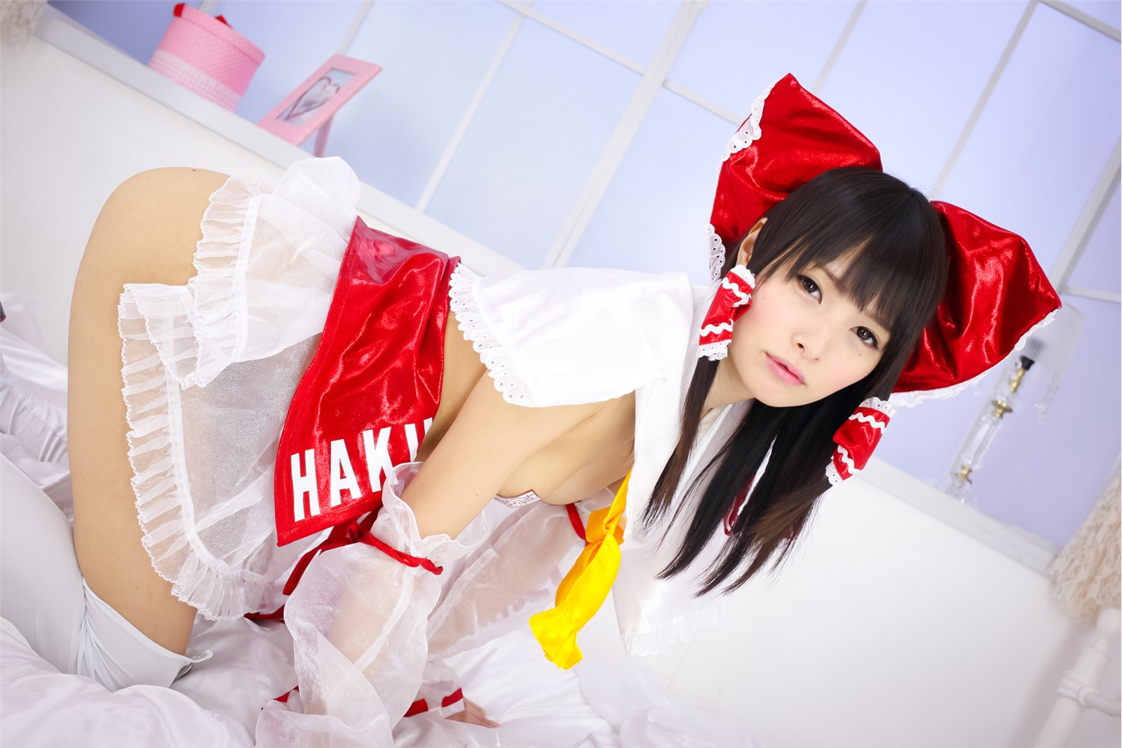 The slovenly Reimu ero Cosplay by mihono sakou(41)