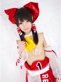 The slovenly Reimu ero Cosplay by mihono sakou(29)