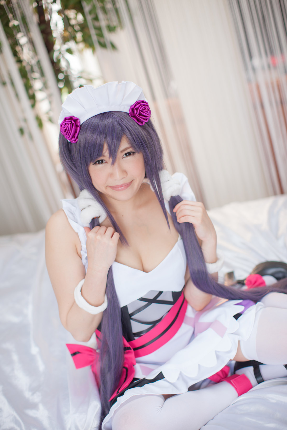 Lively nozomi ero Cosplay Yuri Satou(3)