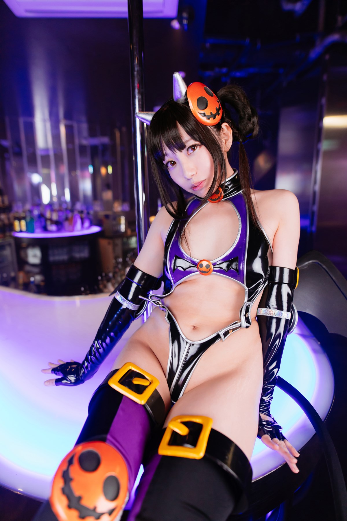 Coser girl dressed in Devil Costume(33)