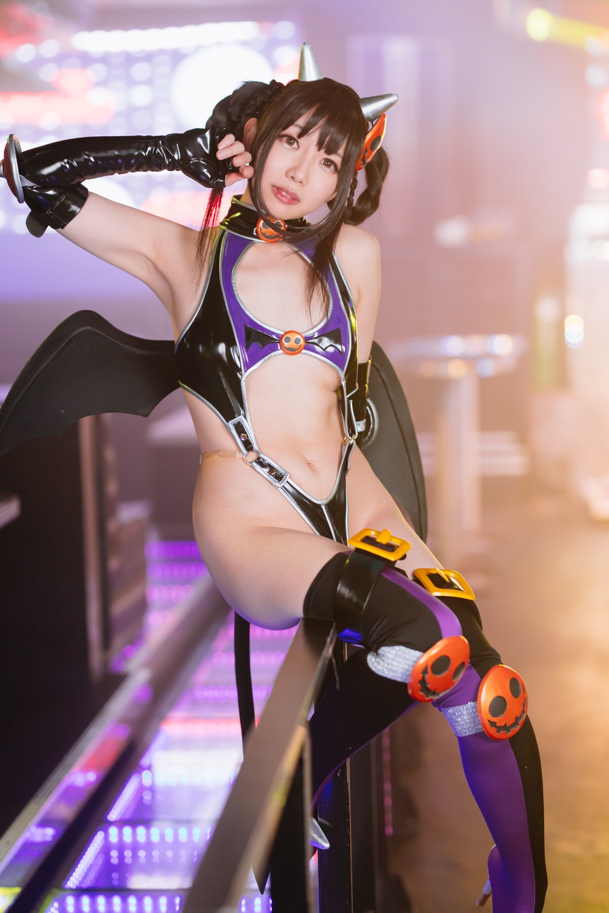 Coser girl dressed in Devil Costume(23)