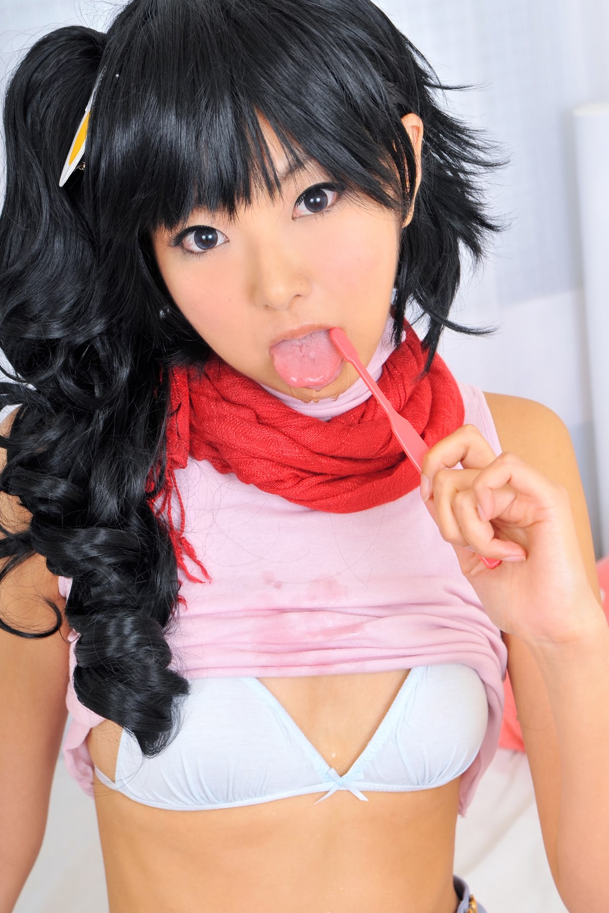 Araragi Karen oral insertion ero Cosplay necoco(48)