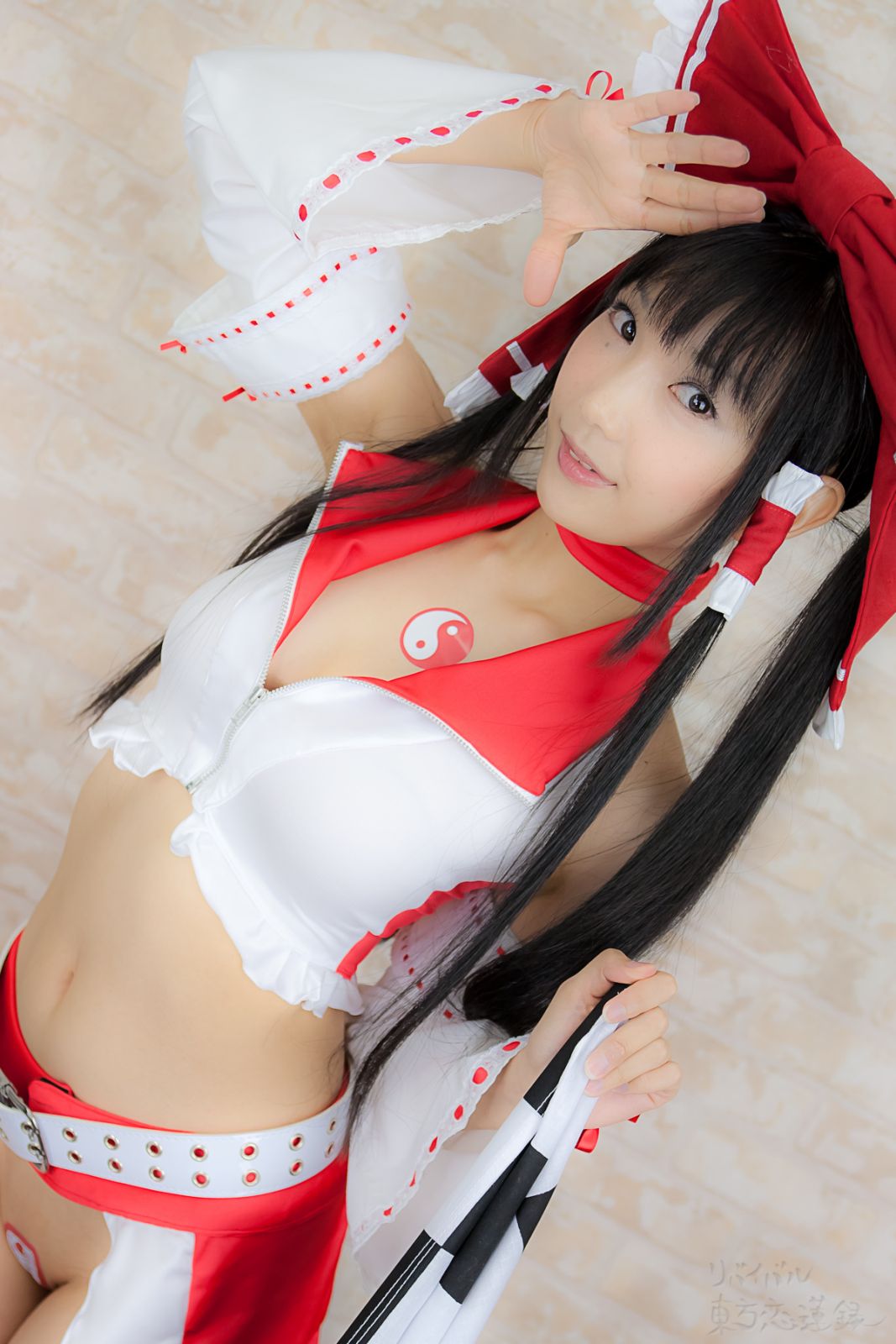 Ero Cosplay lenfried paipan Reimu competition(22)