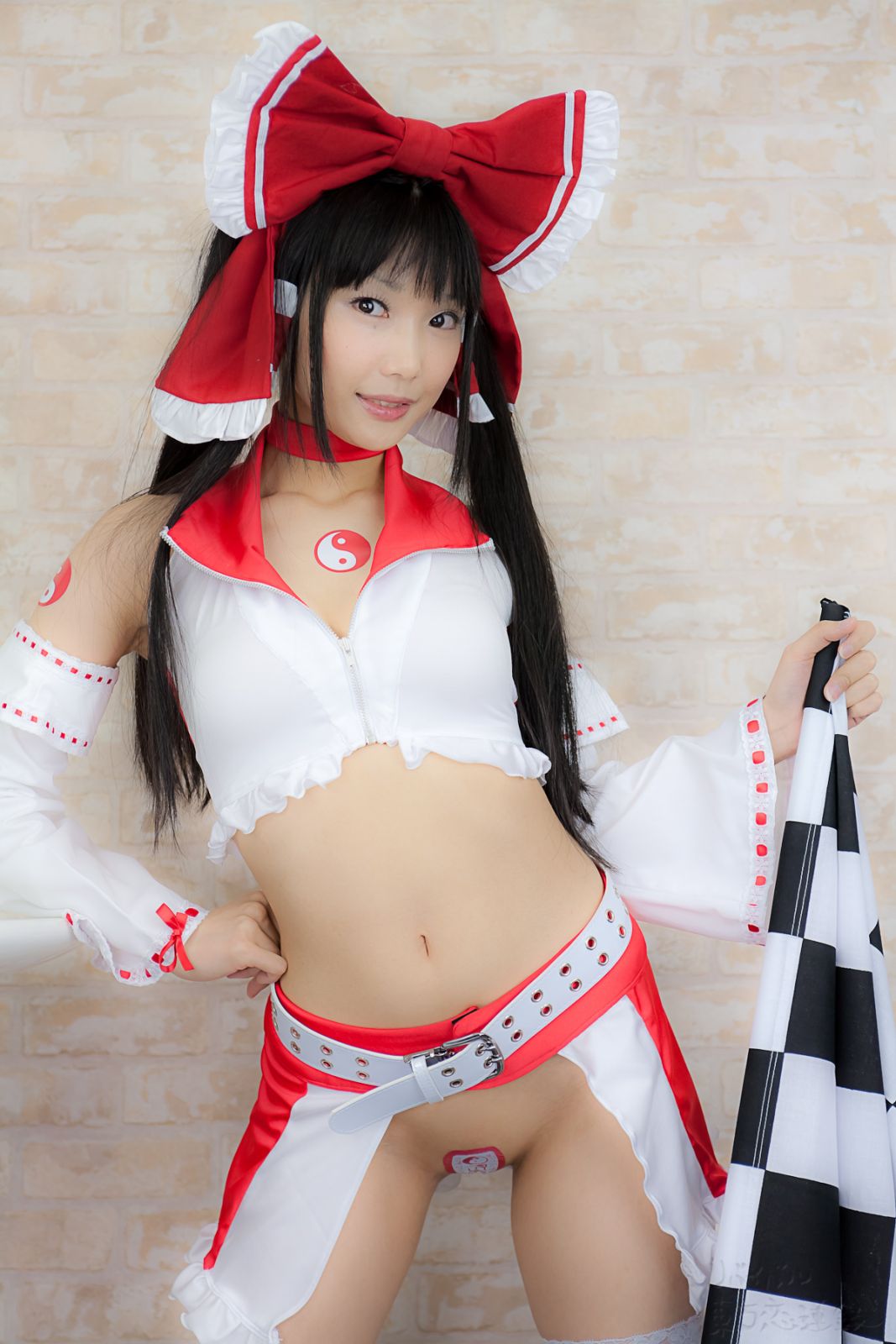 Ero Cosplay lenfried paipan Reimu competition(26)