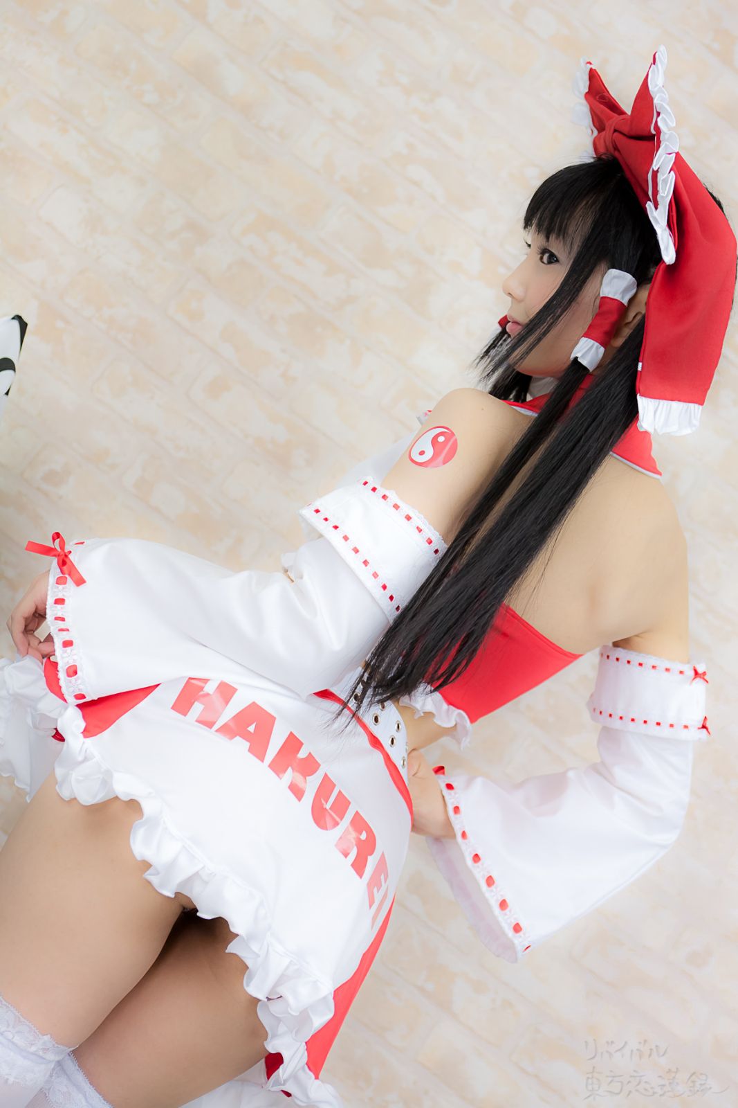 Ero Cosplay lenfried paipan Reimu competition(32)