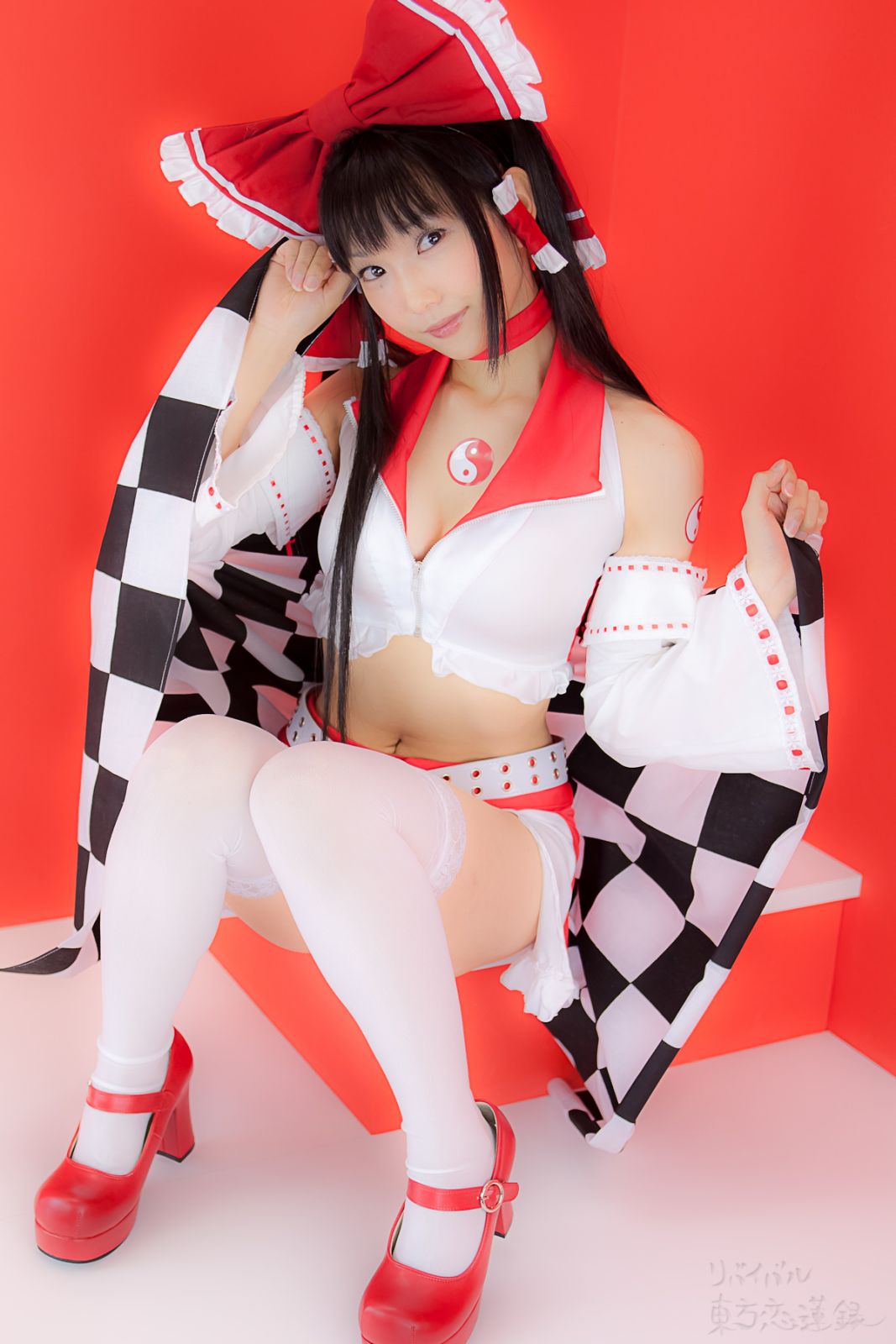 Ero Cosplay lenfried paipan Reimu competition(35)