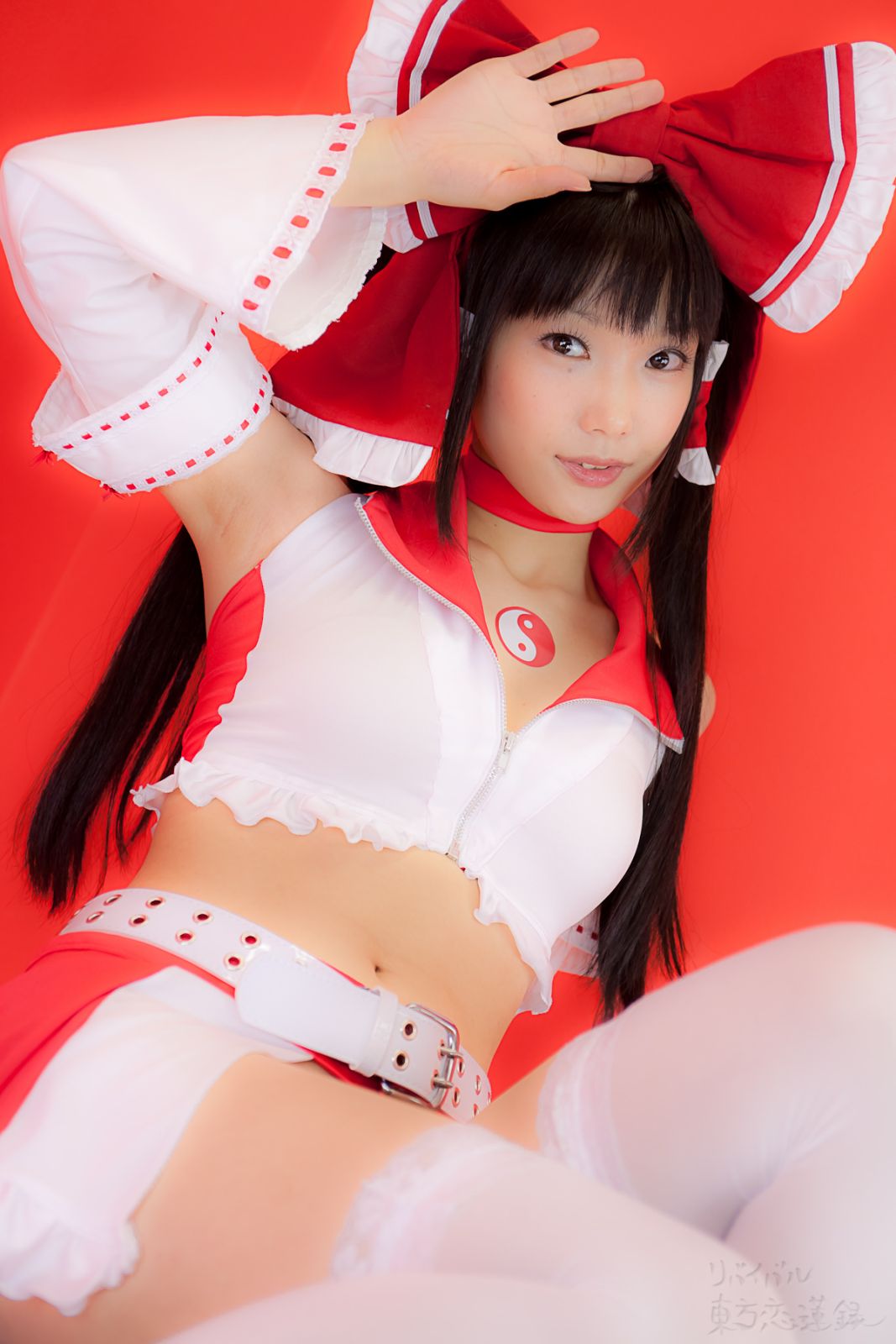 Ero Cosplay lenfried paipan Reimu competition(38)