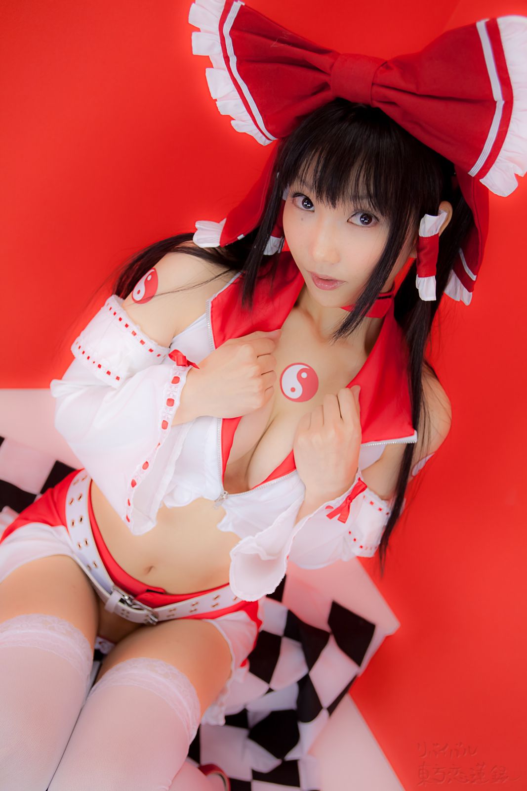 Ero Cosplay lenfried paipan Reimu competition(70)