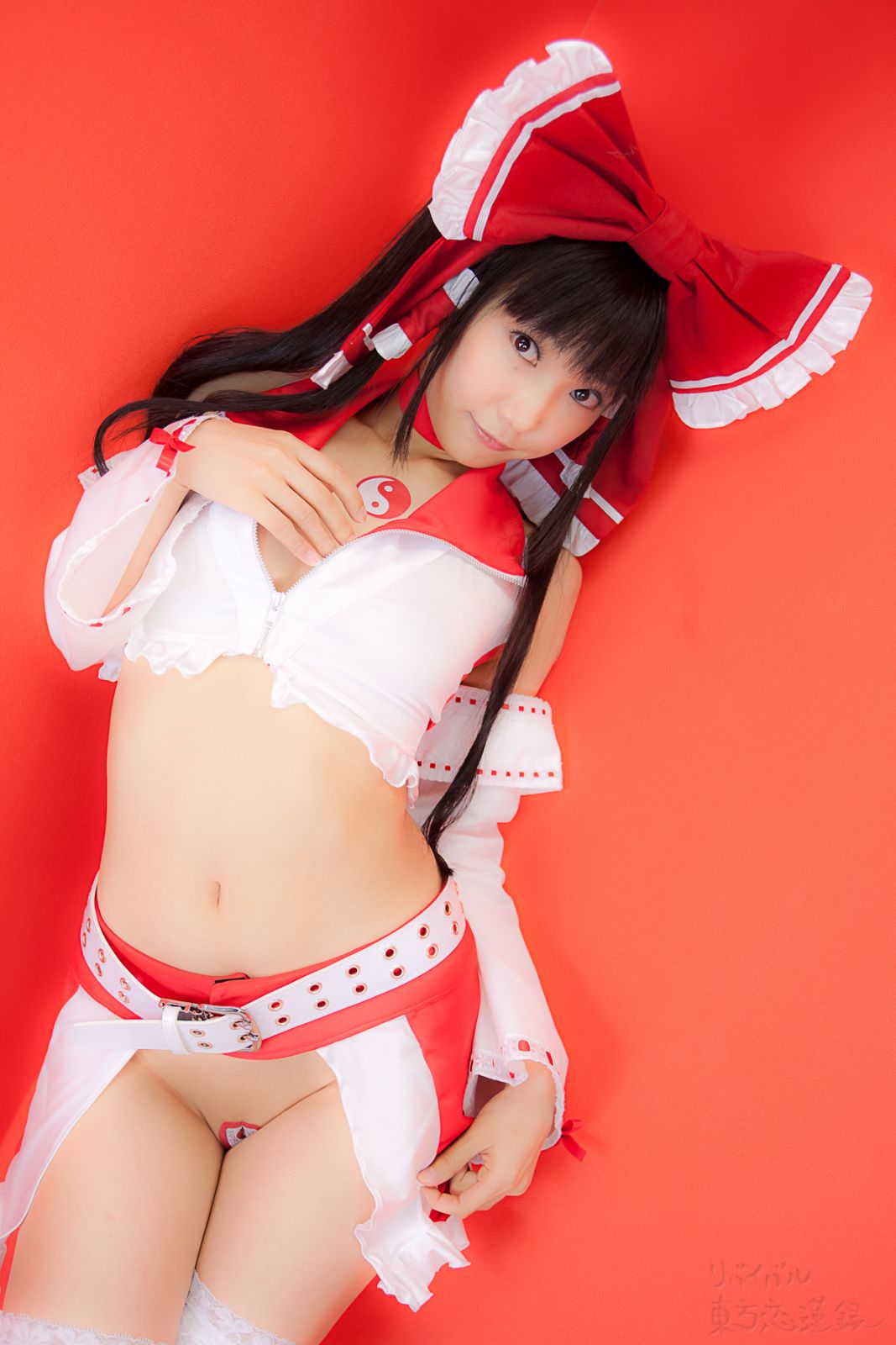 Ero Cosplay lenfried paipan Reimu competition(80)