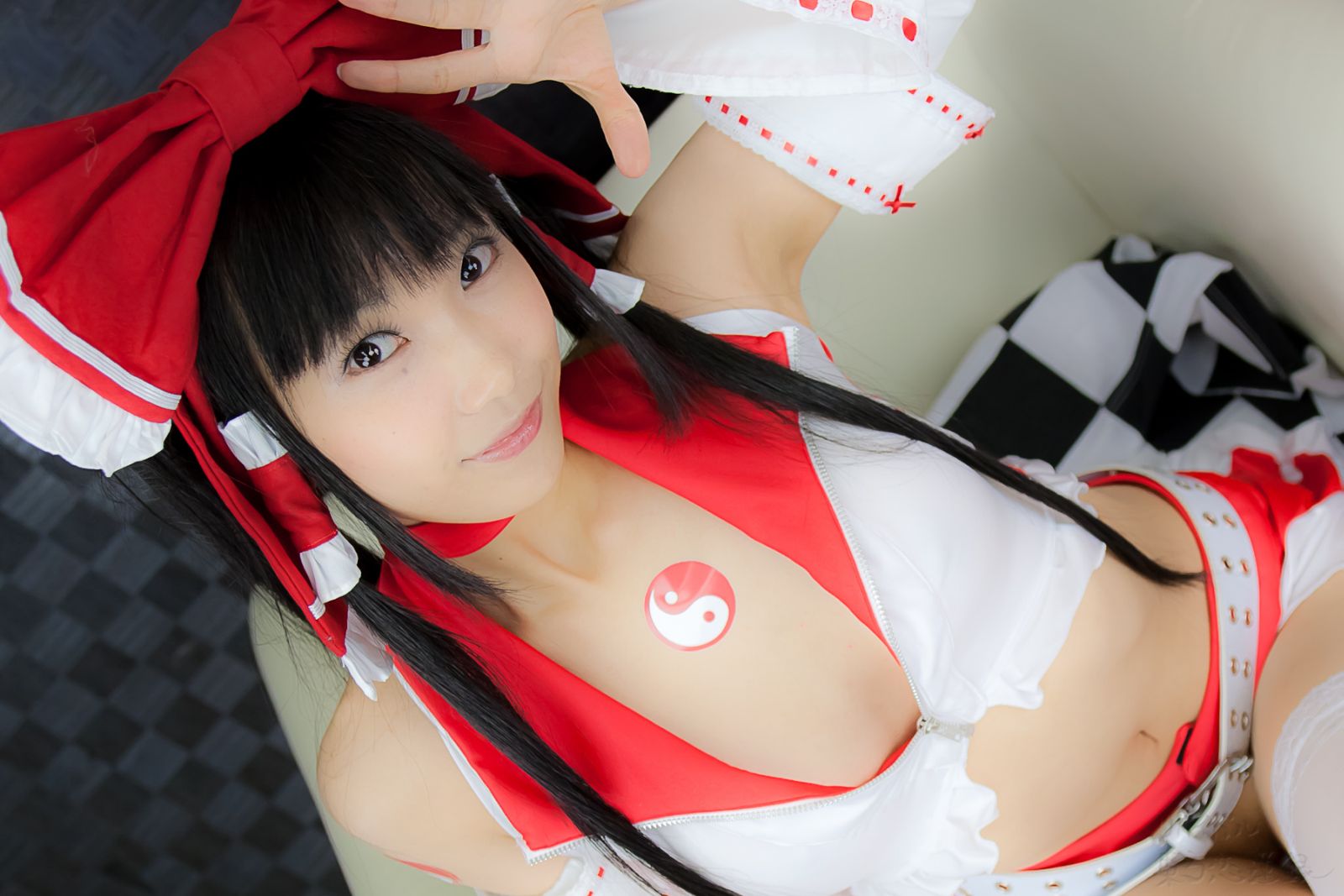 Ero Cosplay lenfried paipan Reimu competition(87)