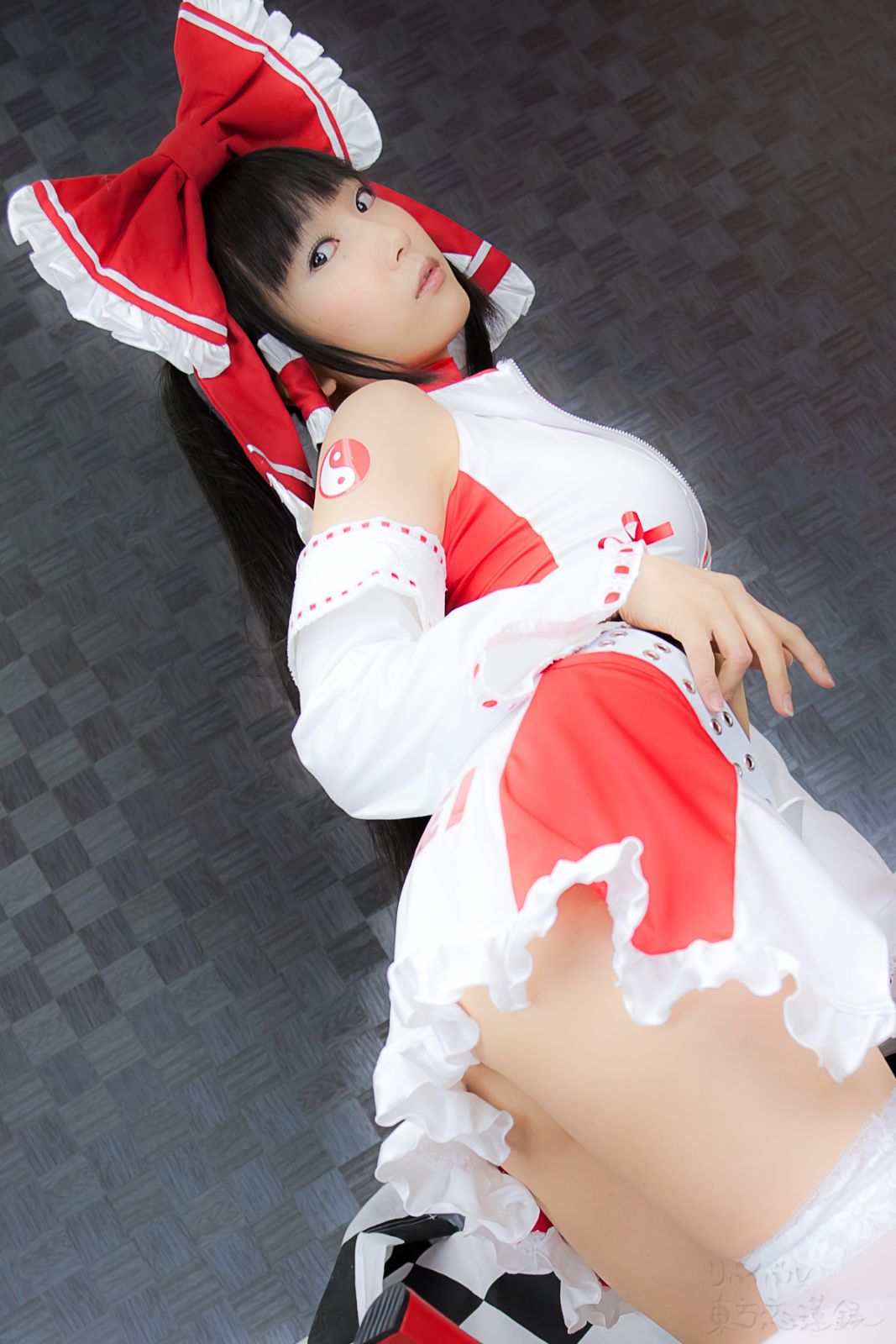 Ero Cosplay lenfried paipan Reimu competition(97)