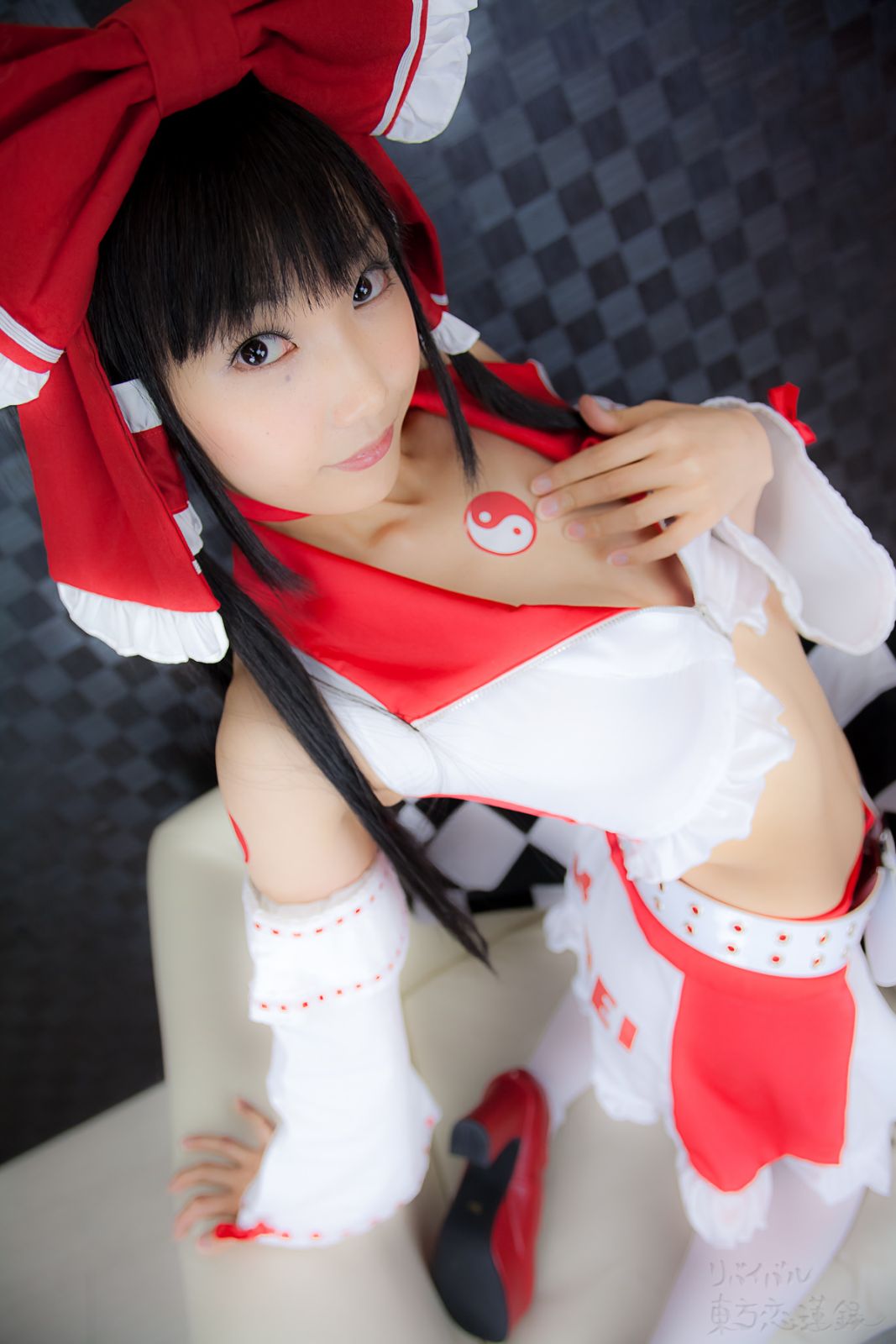 Ero Cosplay lenfried paipan Reimu competition(101)