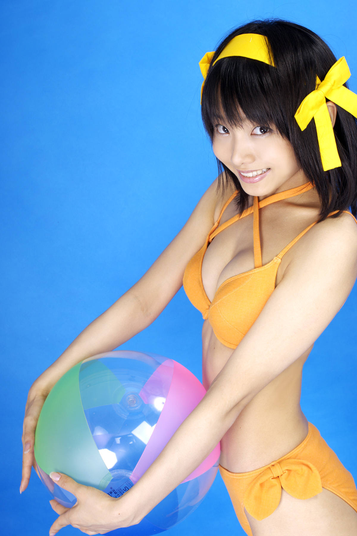 Gorgeous Matsunaga sexy bikini Haruhi animation reality show(1)