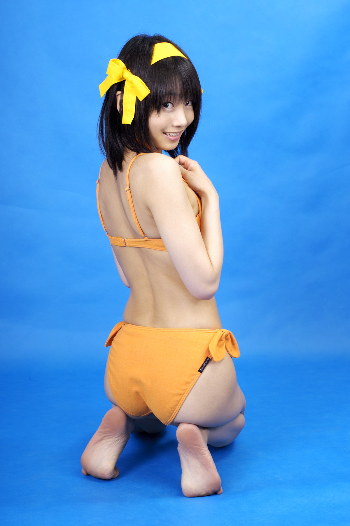 Gorgeous Matsunaga sexy bikini Haruhi animation reality show(16)