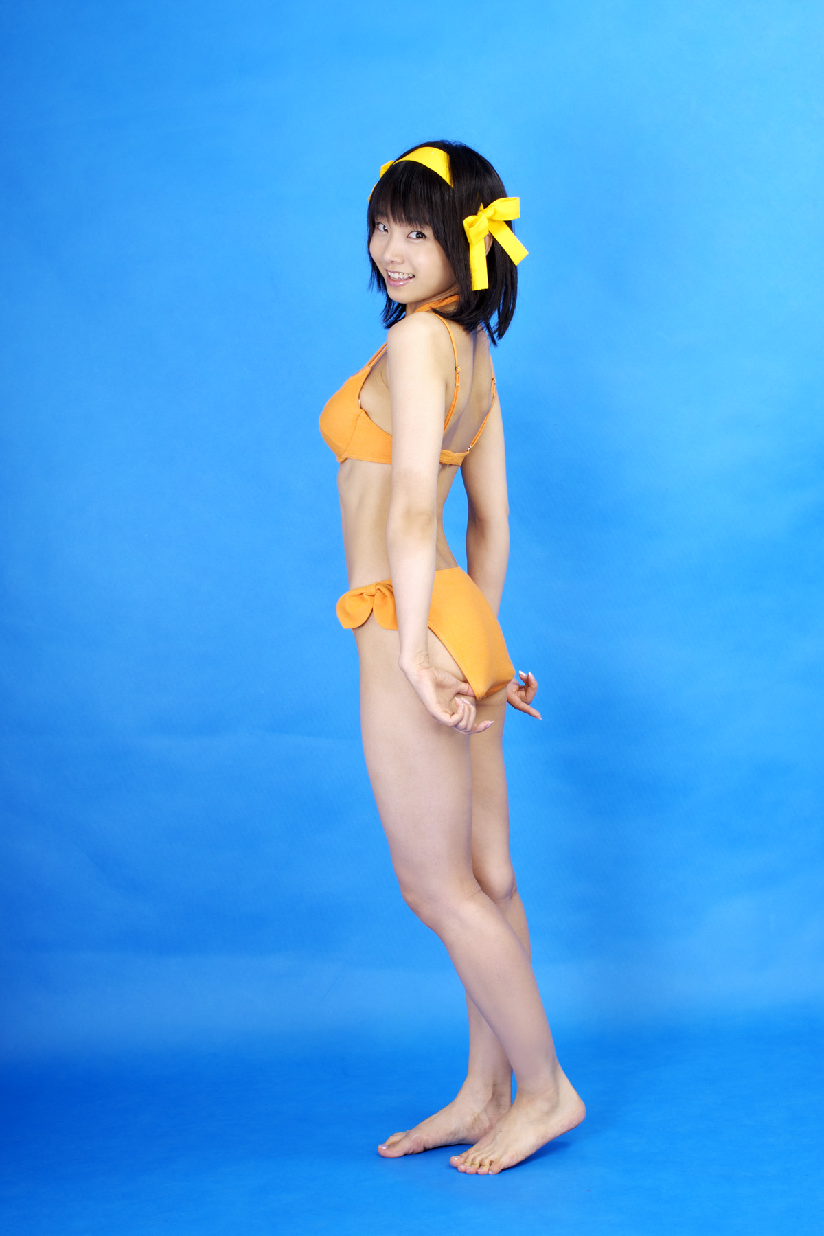 Gorgeous Matsunaga sexy bikini Haruhi animation reality show(42)