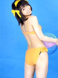 Gorgeous Matsunaga sexy bikini Haruhi animation reality show(9)