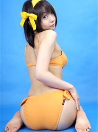 Gorgeous Matsunaga sexy bikini Haruhi animation reality show(18)