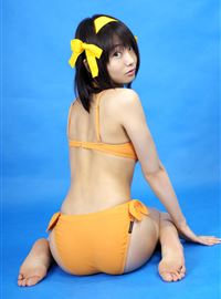 Gorgeous Matsunaga sexy bikini Haruhi animation reality show(19)