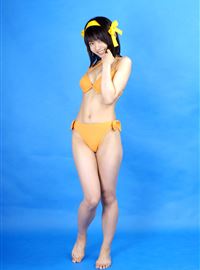 Gorgeous Matsunaga sexy bikini Haruhi animation reality show(43)