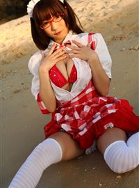 Hoshiki HORII sexy meganekko maid animation reality show(2)