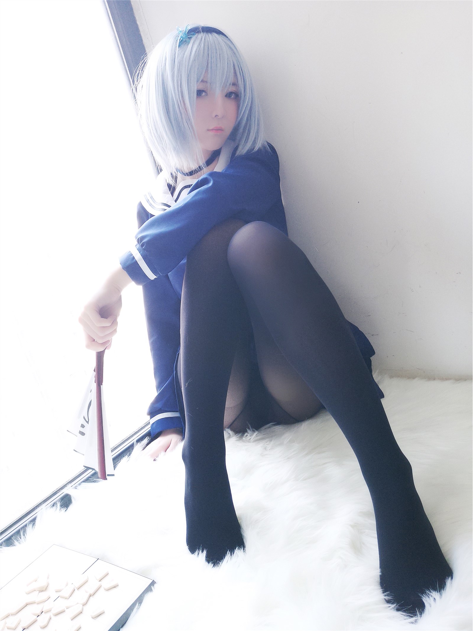 Lovely cosplayer Yi Xiaojiang sexy silk stockings photo(15)