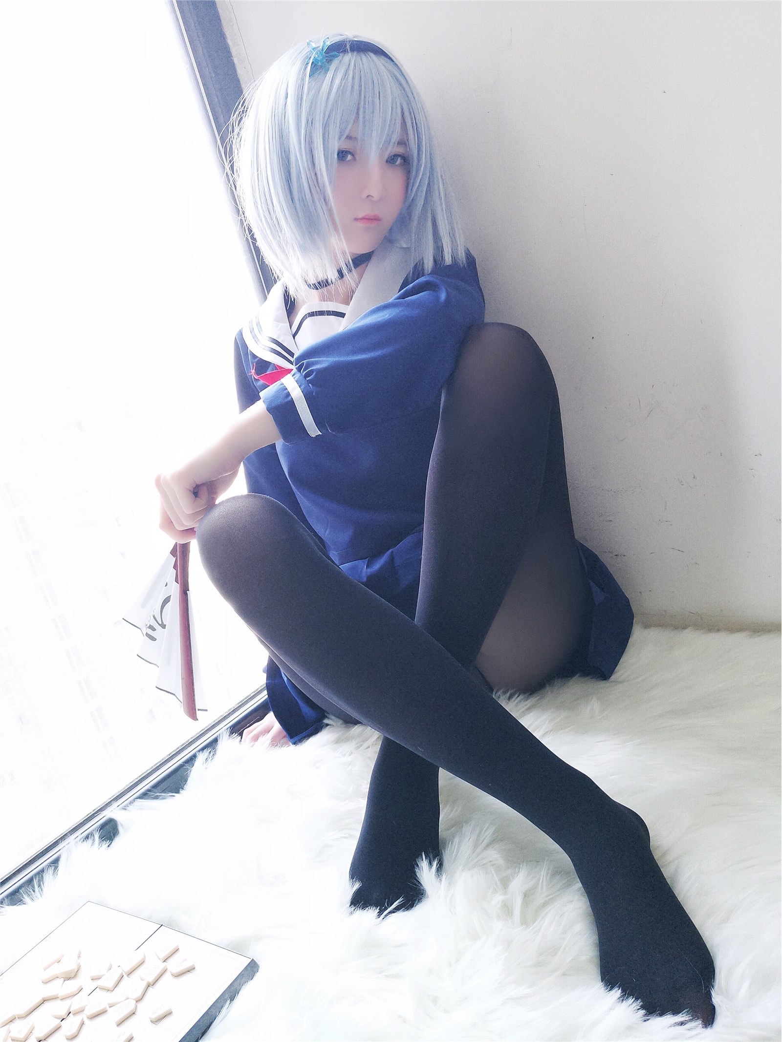 Lovely cosplayer Yi Xiaojiang sexy silk stockings photo(22)