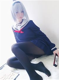 Lovely cosplayer Yi Xiaojiang sexy silk stockings photo(4)