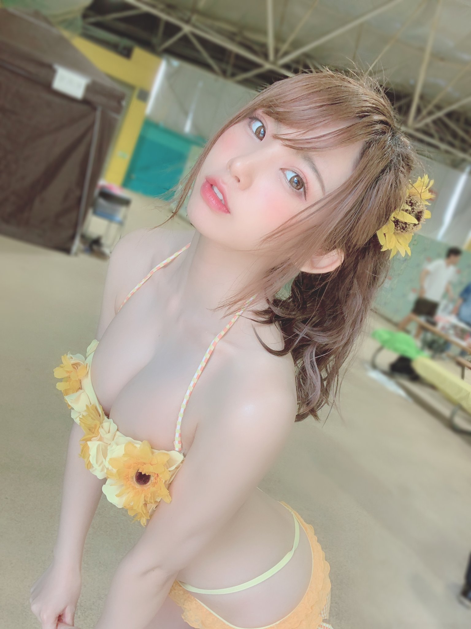 Enako swimsuit animation Cosplay queen(2)