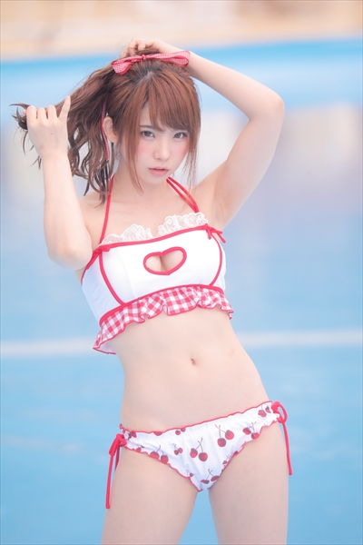 Enako swimsuit animation Cosplay queen(22)