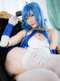 Very sexy cosplayer ATSUKI blue deadly sexy silk buttocks(9)