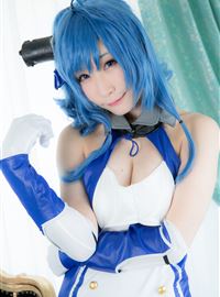 Very sexy cosplayer ATSUKI blue deadly sexy silk buttocks(17)