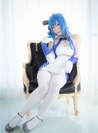 Very sexy cosplayer ATSUKI blue deadly sexy silk buttocks(6)