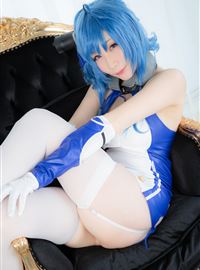 Very sexy cosplayer ATSUKI blue deadly sexy silk buttocks(14)