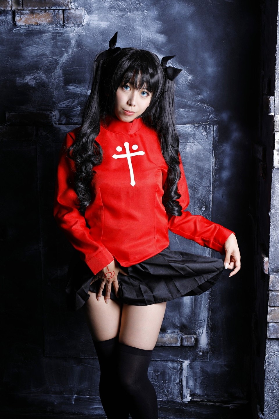 Rin tohsaka animation reality show charm and beautiful legs(16)