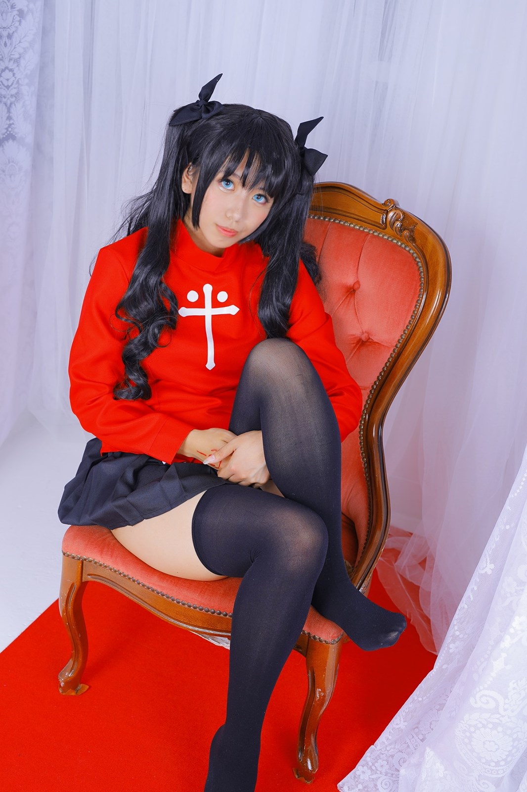 Rin tohsaka animation reality show charm and beautiful legs(37)