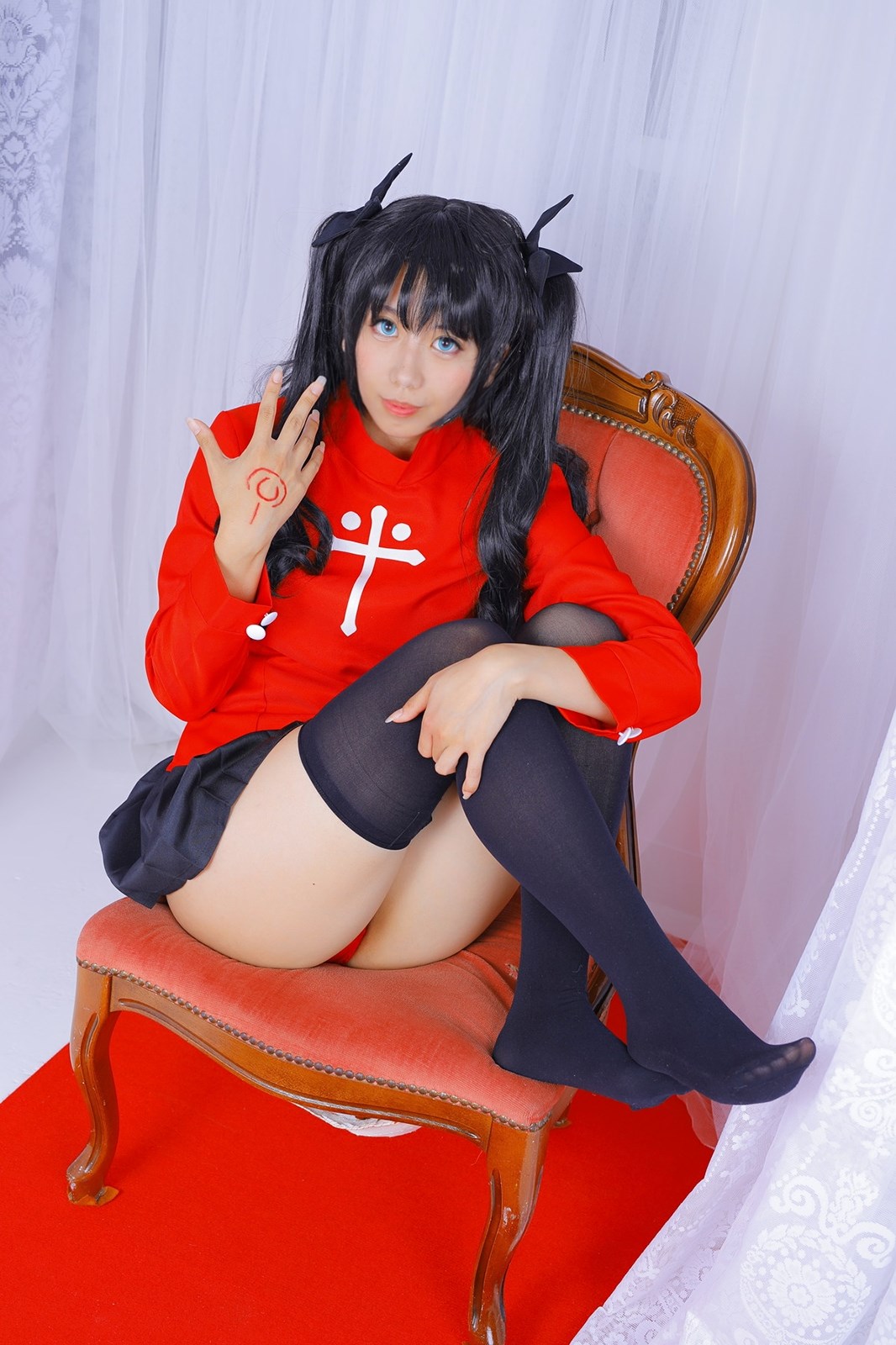 Rin tohsaka animation reality show charm and beautiful legs(34)