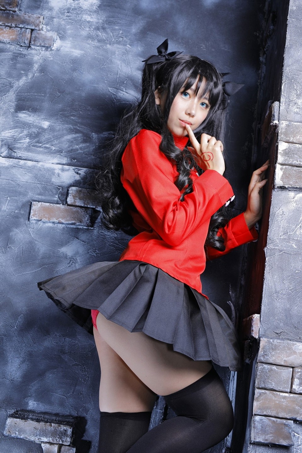 Rin tohsaka animation reality show charm and beautiful legs(4)