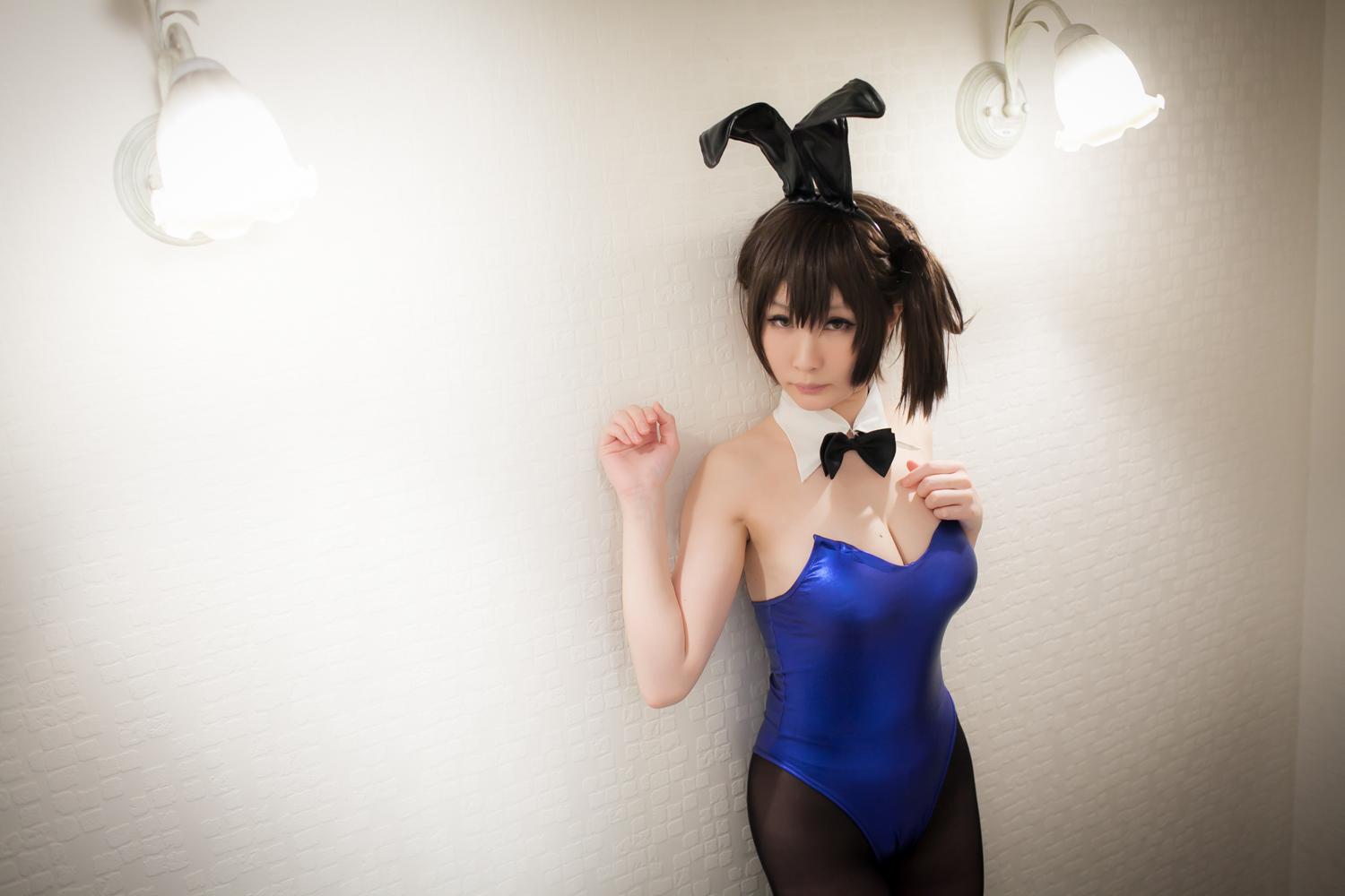 Rabbit suit Kaga animation reality show sexy stockings girl(18)