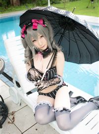 The combination of beautiful swimsuit and umbrella(59)