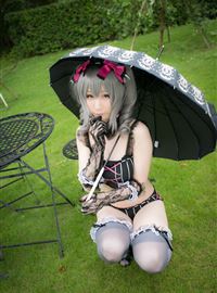 The combination of beautiful swimsuit and umbrella(14)