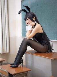 Rabbit ear schoolgirl teacher sells cute black reef maid fighting arms(19)