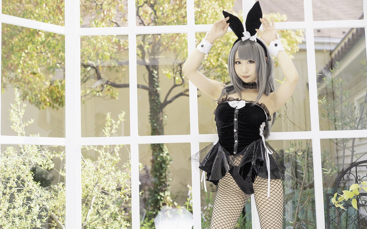 Bunny's three dimensional set of beautiful girls with rabbit ears(4)