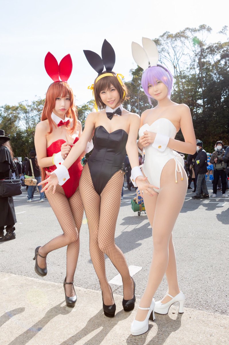 Bunny's three dimensional set of beautiful girls with rabbit ears(39)