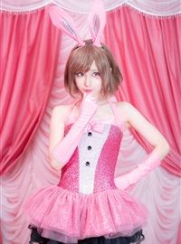 Pink Bunny cute seductive singer queen uniform(1)