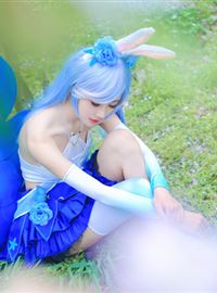 Blue fantasy stage lovely rabbit girl(11)