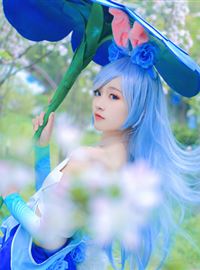 Blue fantasy stage lovely rabbit girl(4)