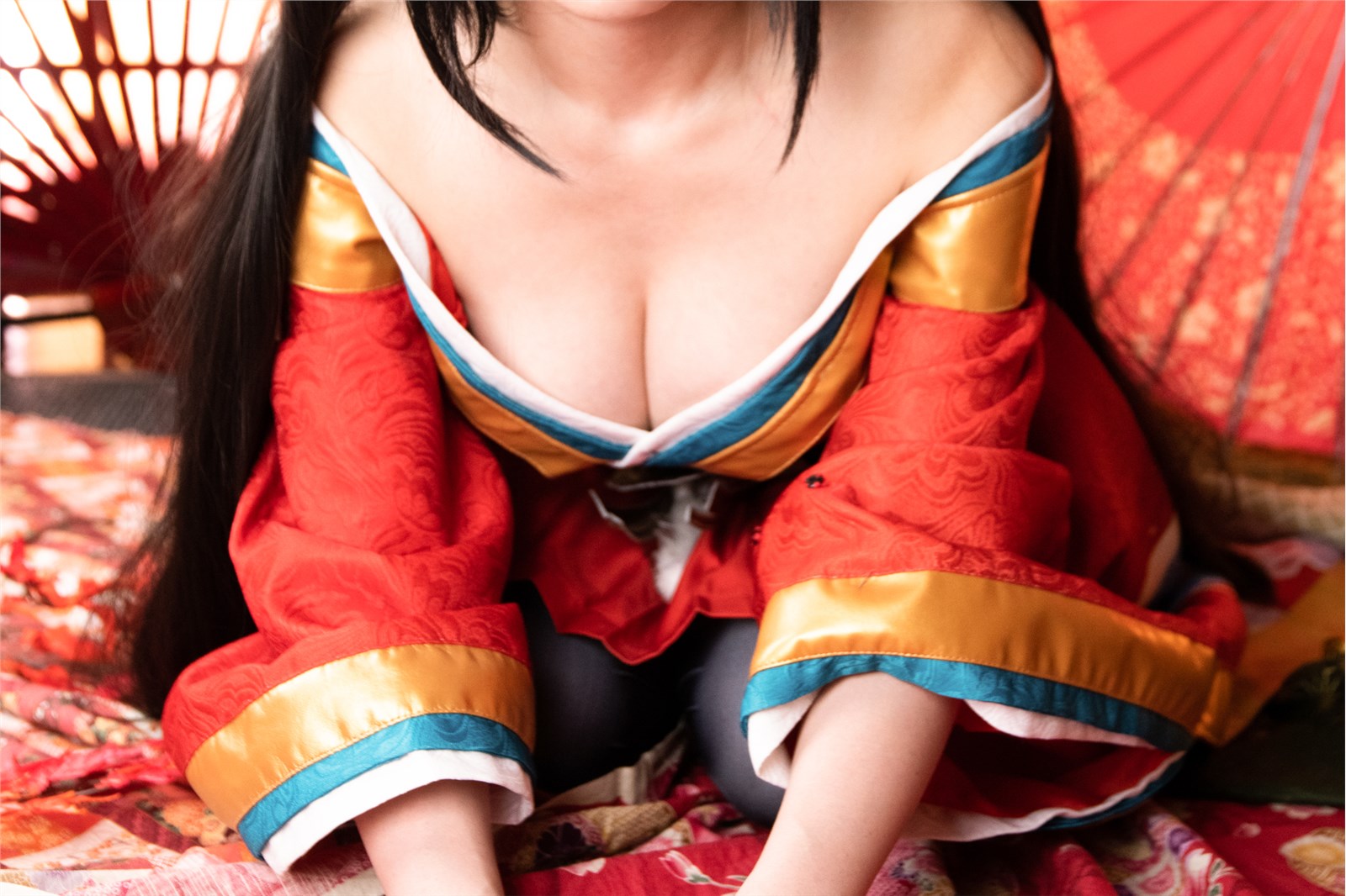 Sexy big chest goddess stockings cosplay(1)