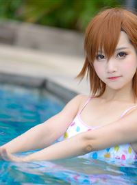 Misaka Mikoto bikini pool animation reality show is completely flat(8)