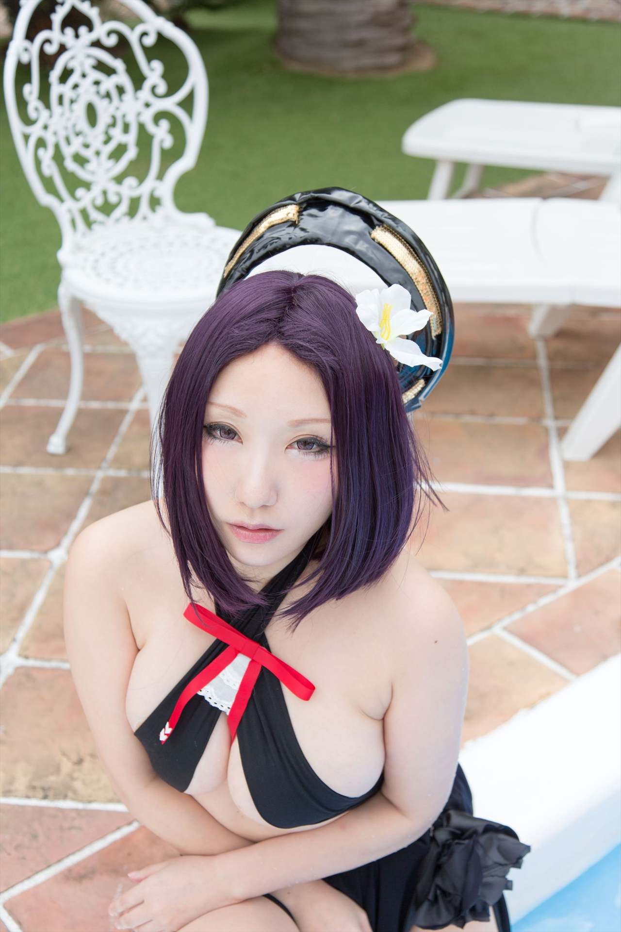 Big chest goddess teases Tatsuta bikini Saku animation show(20)